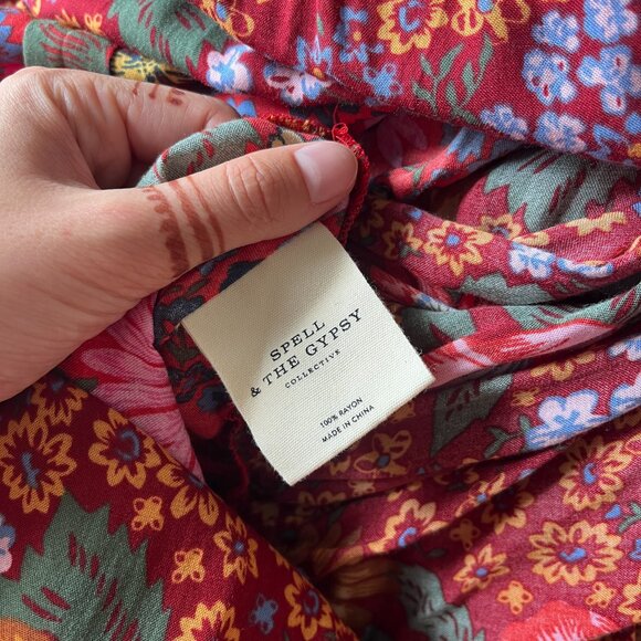 Spell Bravehearts Desert Daisy Maxi Skirt XS - Picture 4 of 5